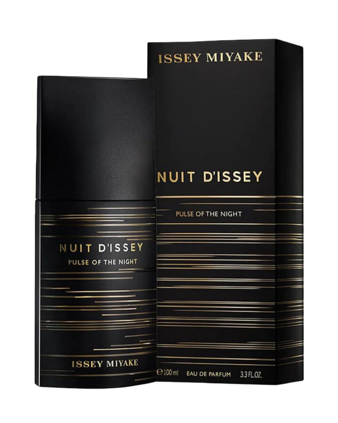 Fragancia Nuit d'Issey Pulse Of The Night de Issey Miyake, botella de perfume de 1.1 oz, con diseño elegante y moderno.