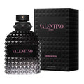 Perfume Valentino Born In Roma de Aroma Primera, frasco de 1.1 oz, con diseño elegante y detalles en la botella.