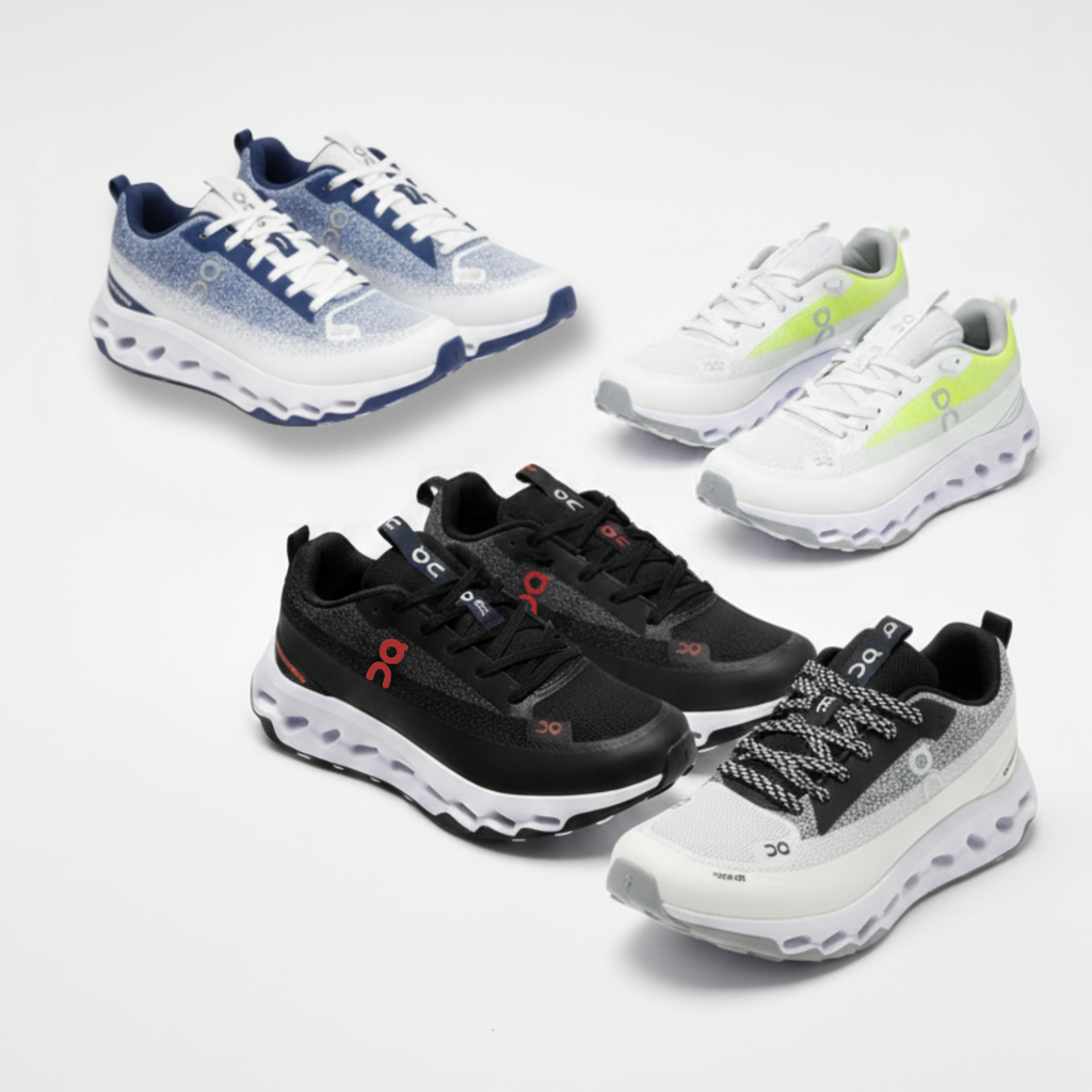 Zapatillas de moda Tula On Cloud Speed en color gris, con suela acolchada y diseño deportivo, visibles en la imagen.