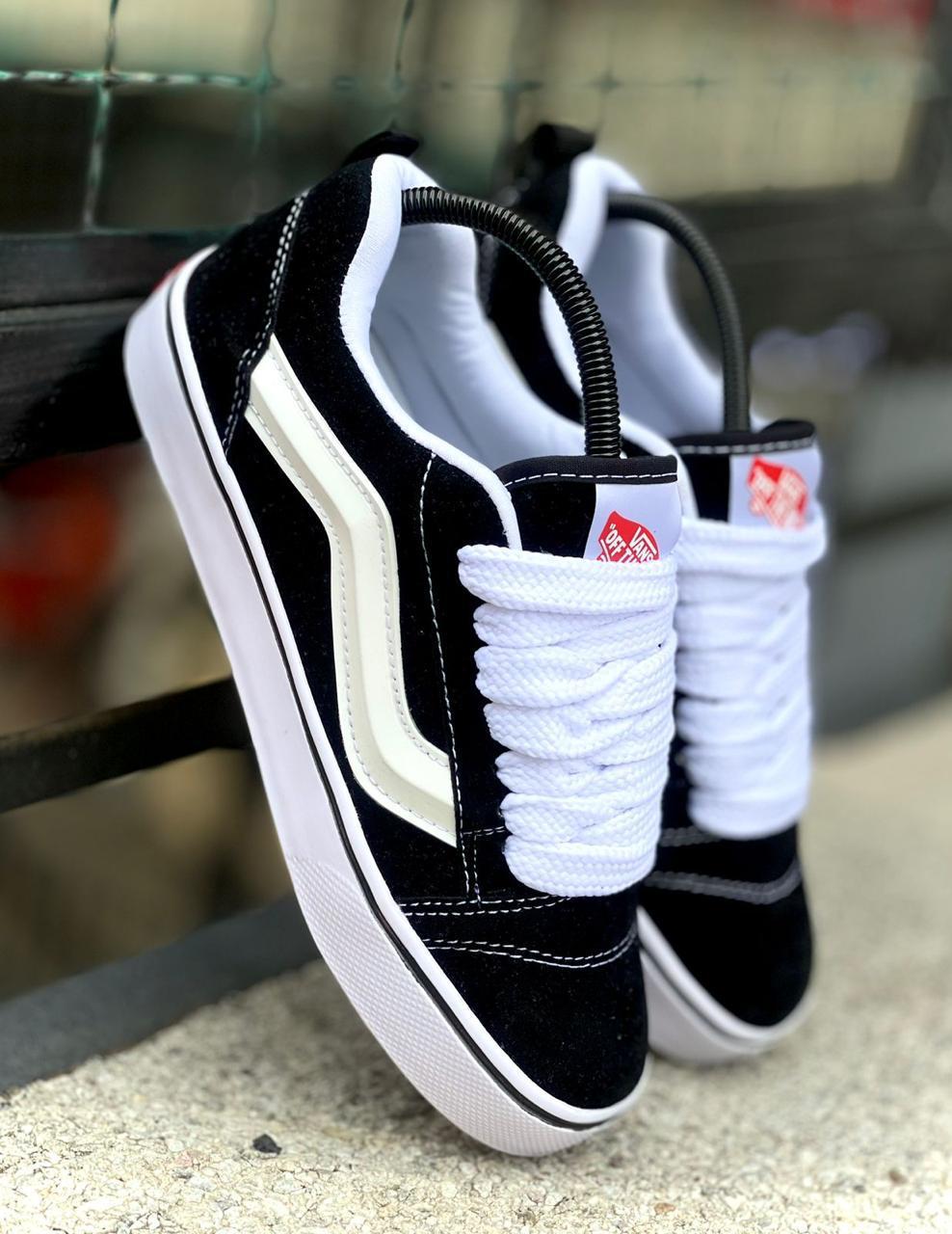 Tenis Vans 3d negro blanco 