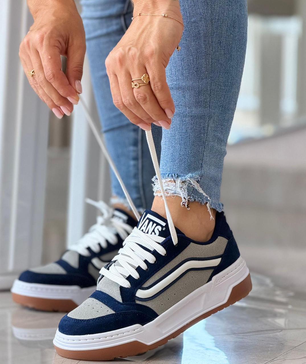 Vans Hylane Gris Azul 