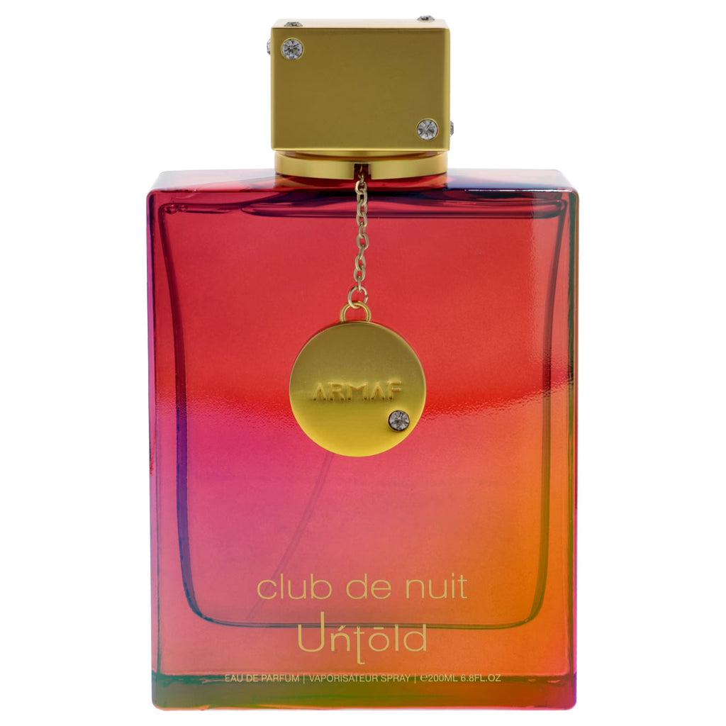 Perfume Club The Nuit Untold Armaf de 100 ml con frasco elegante y diseño distintivo, muestra el envase del producto en la imagen.
