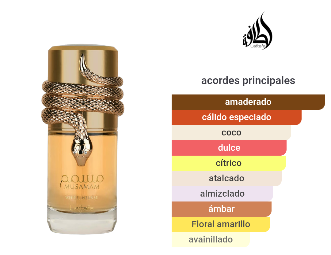 Musamam White Intense Lattafa 100ml EDP
