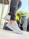 Tenis polo gris caballero 