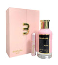 Bharara Rose de Aroma Primera, frasco de 100 ml, con diseño elegante y etiqueta que muestra rosas, para aromaterapia y bienestar.