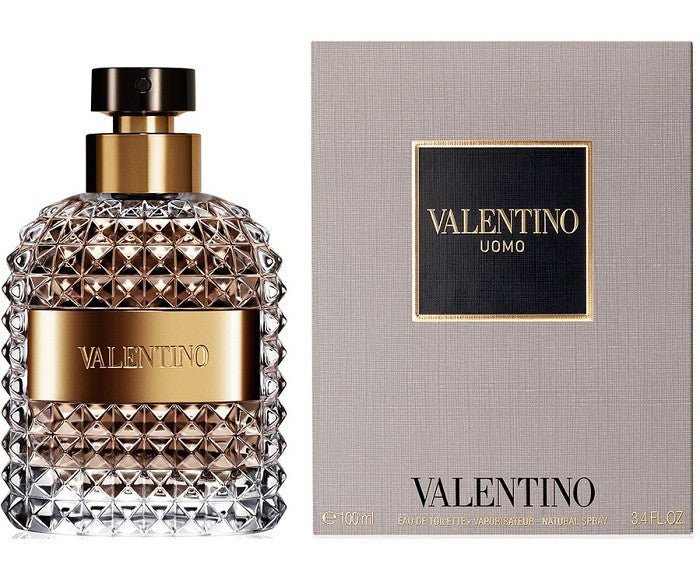 Perfume Valentino Uomo Eau de Toilette para hombre en frasco de 100ml, aroma elegante y sofisticado, de Aroma Primera.